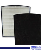 PUREBURG Juego de filtros HEPA de repuesto compatible con LivePure LP-HF550...