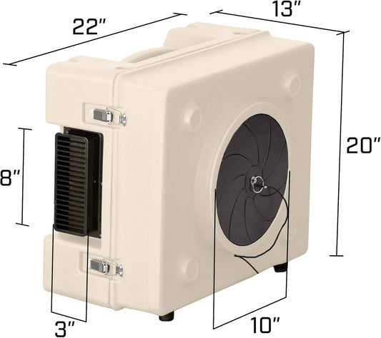 B-Air AP-450 Max - Purificador de aire de grado profesional para uso doméstico,...