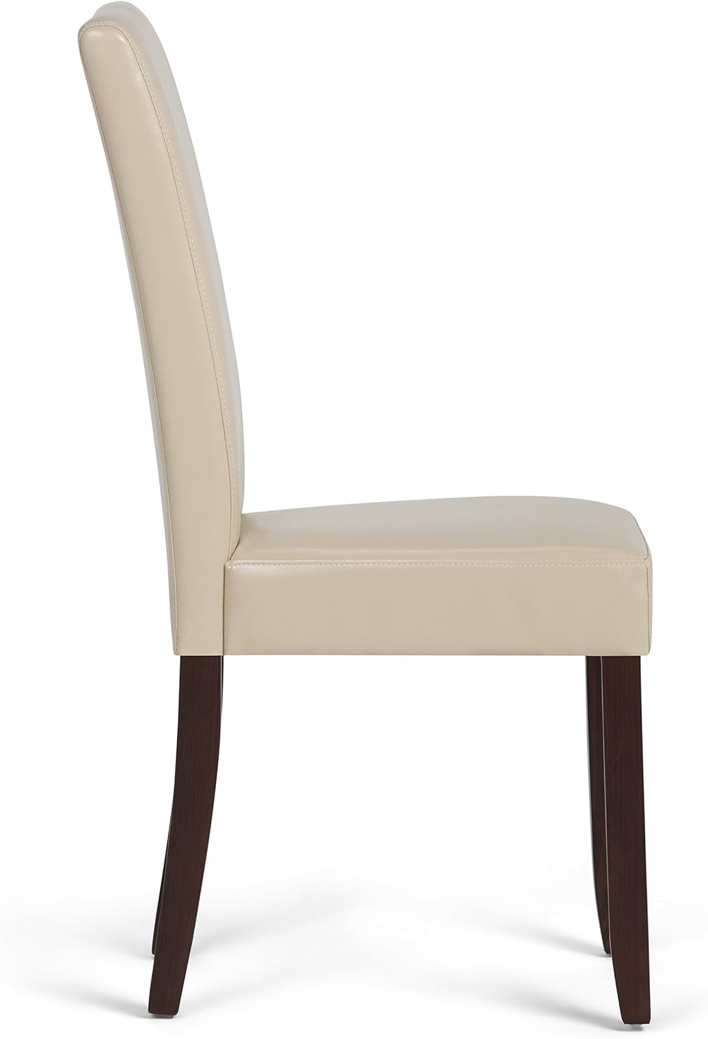 SIMPLIHOME Acadian Transitional Parson - Silla de comedor (juego de 2) en piel...