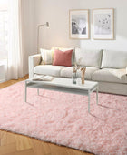 PAGISOFE Alfombras rosadas para dormitorio de niñas, 4 x 6 pies, mullidas,...