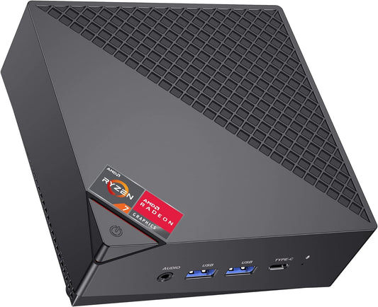 Mini PC para juegos, AMD Ryzen 7 4800U (8C16T, hasta 4.2Ghz) 16GB DDR4 512GB...