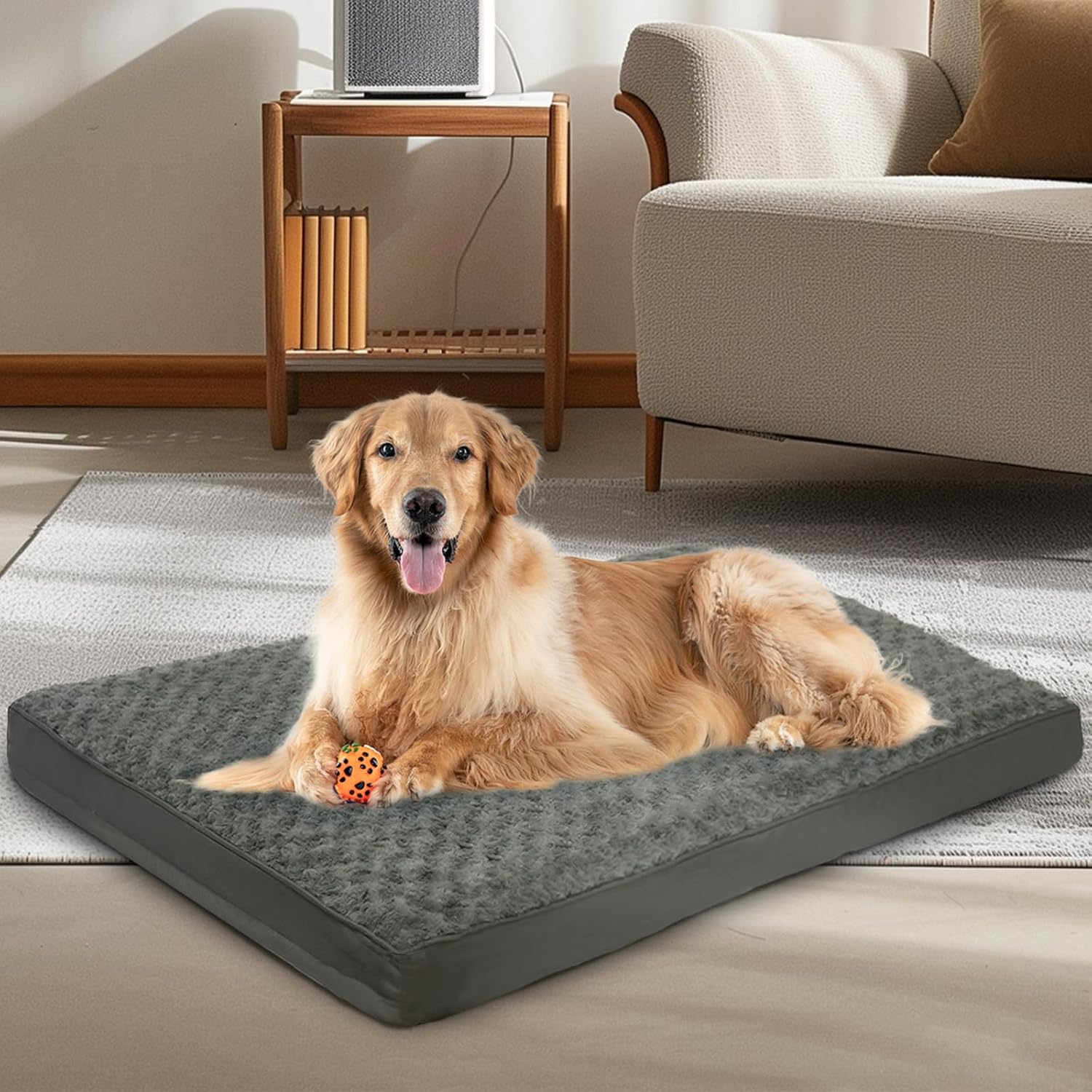 Cama para perros de razas medianas, cama ortopédica para perros, alfombrilla de...