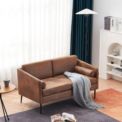 Silla moderna con brazo decorativo para sofá individual, muebles de sala de
