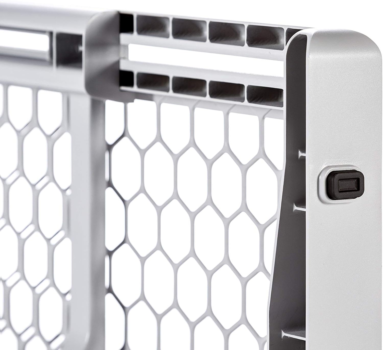 Carlson Pet Products Puerta ajustable de plástico para mascotas de fácil...