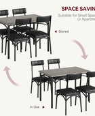 Mesa de cocina y sillas para 4, juego de mesa de comedor para 4 personas con