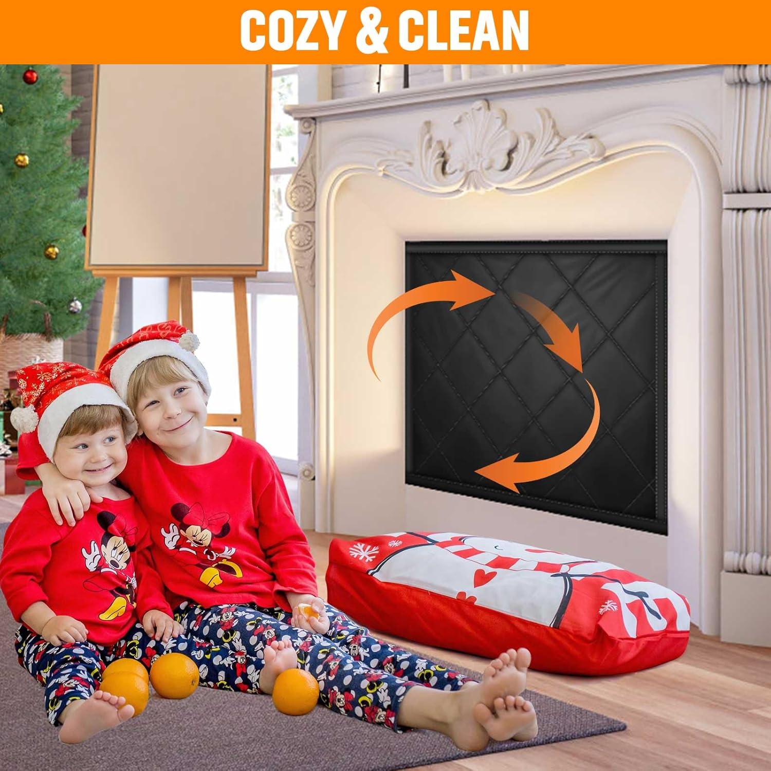 Funda para chimenea, tapón de chimenea para pérdida de calor, manta bloqueadora...