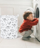 Cesta plegable para ropa sucia para bebé, para guardería, niñas, niños, cesta...