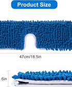 Paquete de 3 repuestos de trapeador compatibles con mopa de microfibra O-ceda...