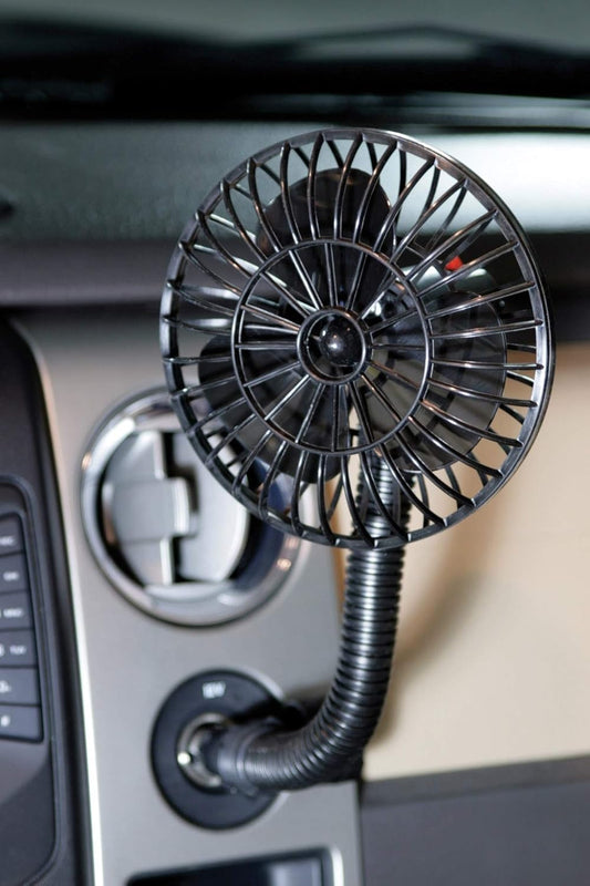 Koolatron Mini ventilador de coche de 12 V, ventilador portátil de enchufe...