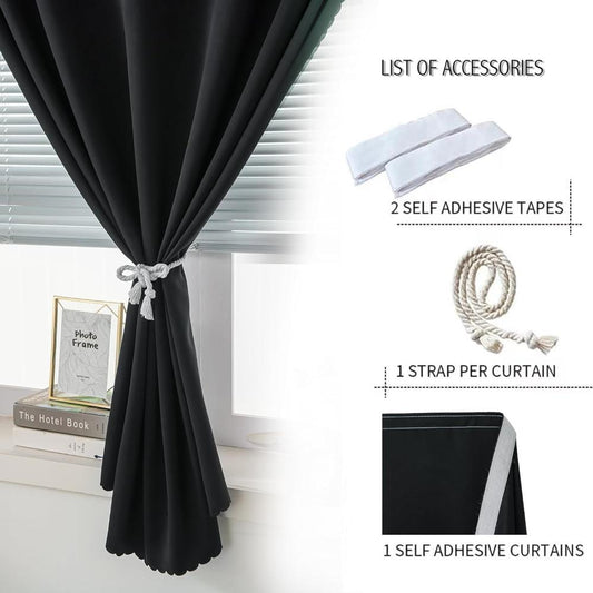 Cortinas opacas adhesivas Sovtfides