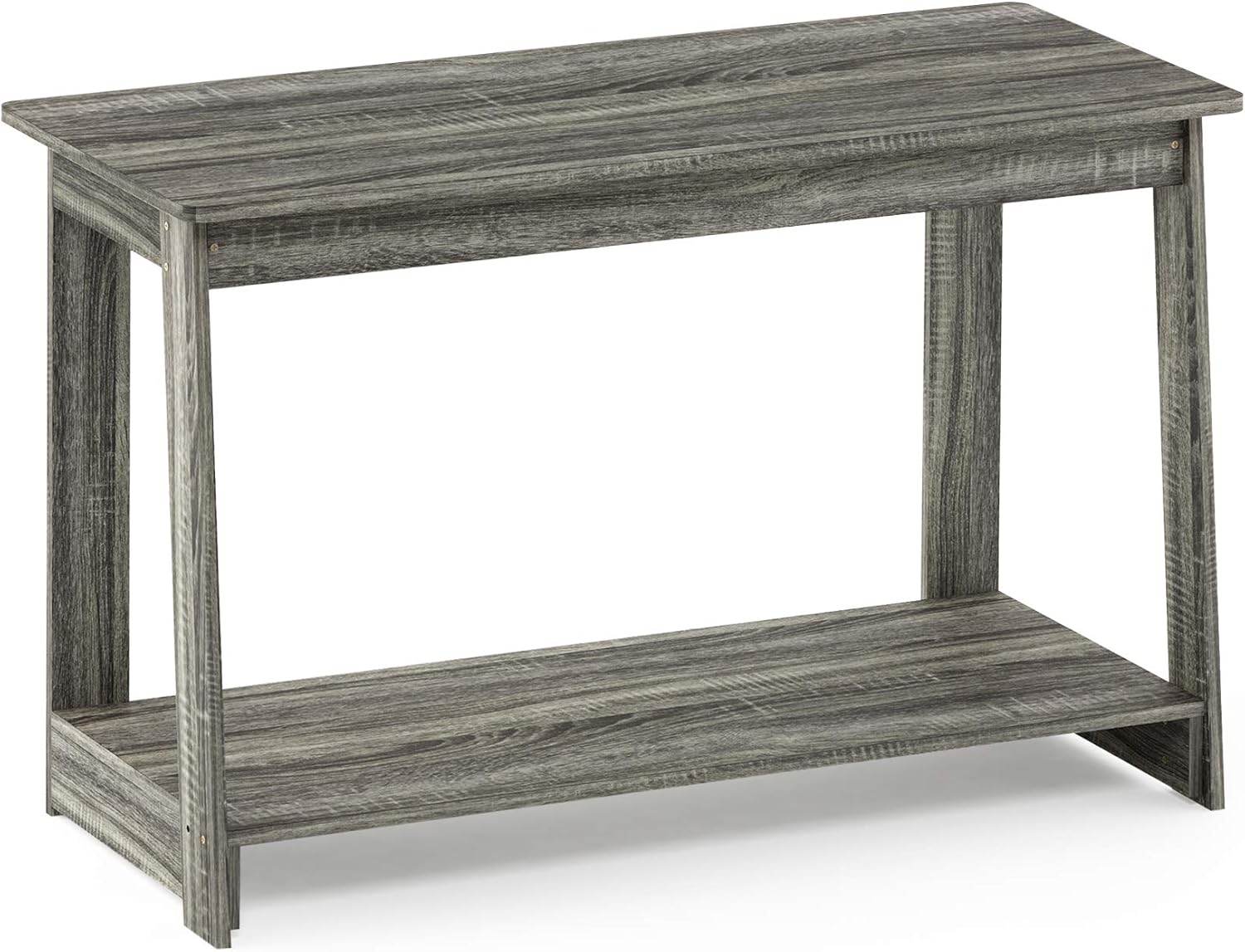 Furinno Beginning - Soporte para TV, color gris roble francés, 15.59 x 35.04 x...