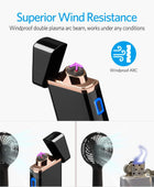 Encendedor eléctrico, encendedor de arco eléctrico, recargable por USB,...