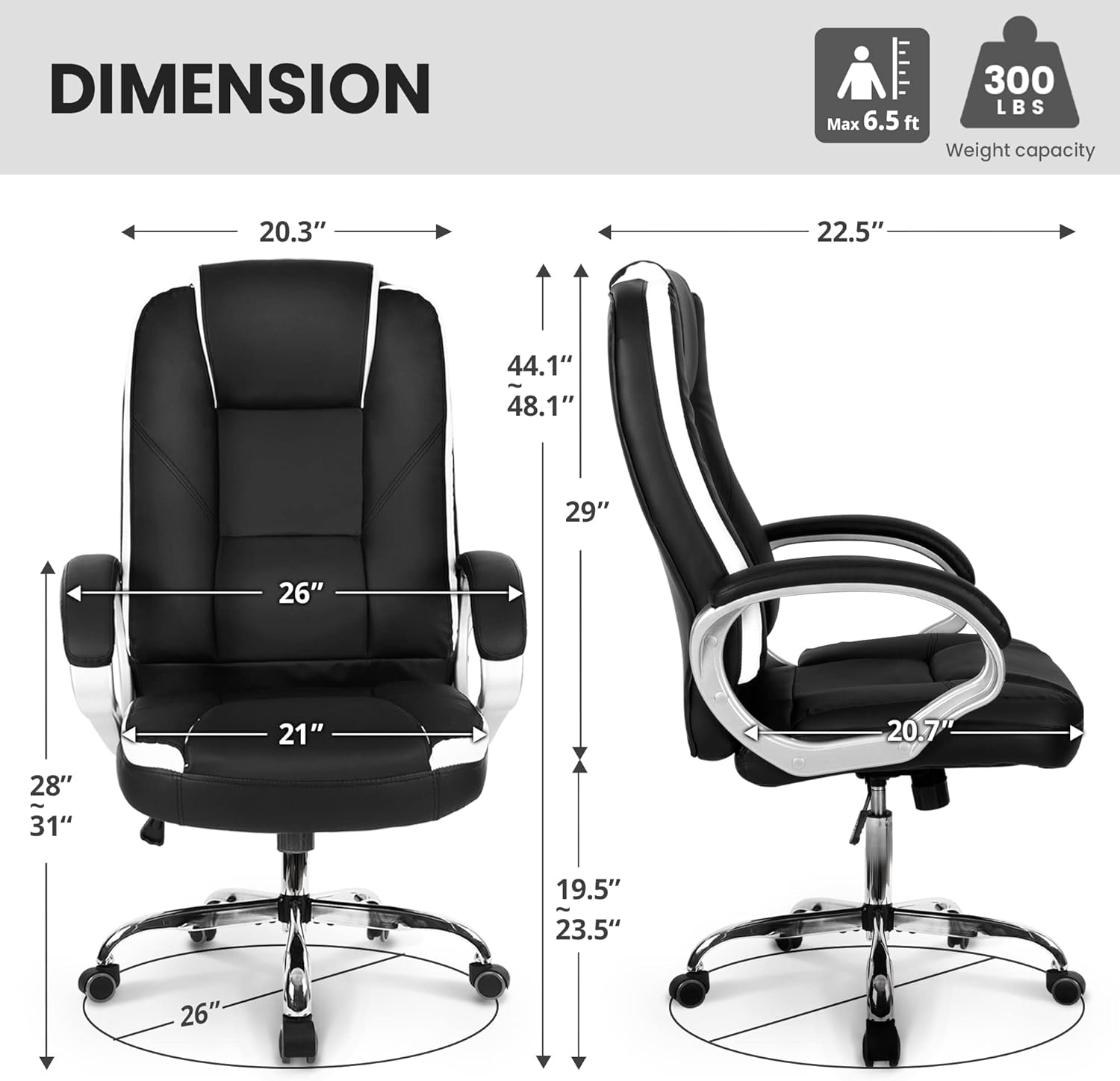 NEO CHAIR Silla de oficina, silla de escritorio para computadora, para juegos,...