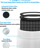 BBT BAMBOOST Filtro de repuesto KJ80 compatible con purificador de aire Druiap...