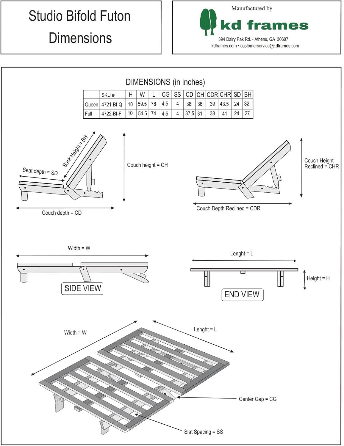 Sofá cama - marco únicamente, Madera, Madera clara