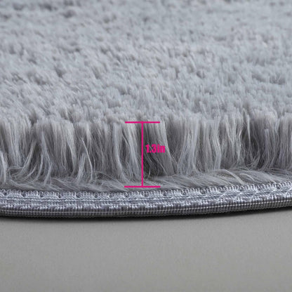 Alfombra mullida para dormitorio, 4 x 4 pies, alfombra suave para habitación de