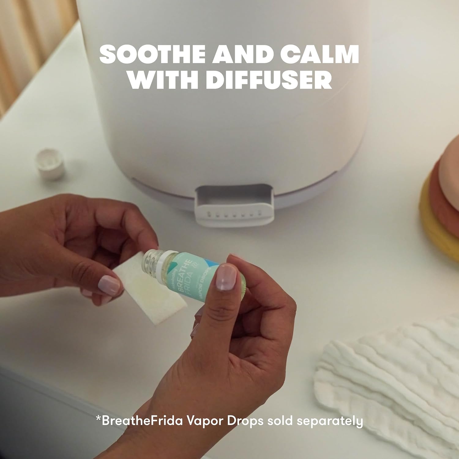 Frida Baby Humidificador de llenado superior 3 en 1 XL para dormitorio,...