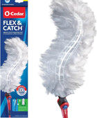 O-Cedar Flex & Catch Kit de polvo resistente con 3 recambios de plumero