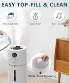 Humidificadores de 2.6 galones10 litros, humidificadores grandes de 1000 pies...
