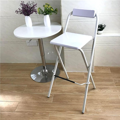 Taburete plegable para el hogar, silla de bar de 2729 pulgadas, taburete alto