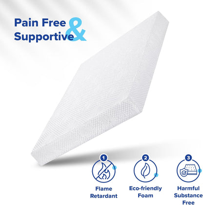 Colchón transpirable con múltiples capas de espuma viscoelástica Olee Sleep