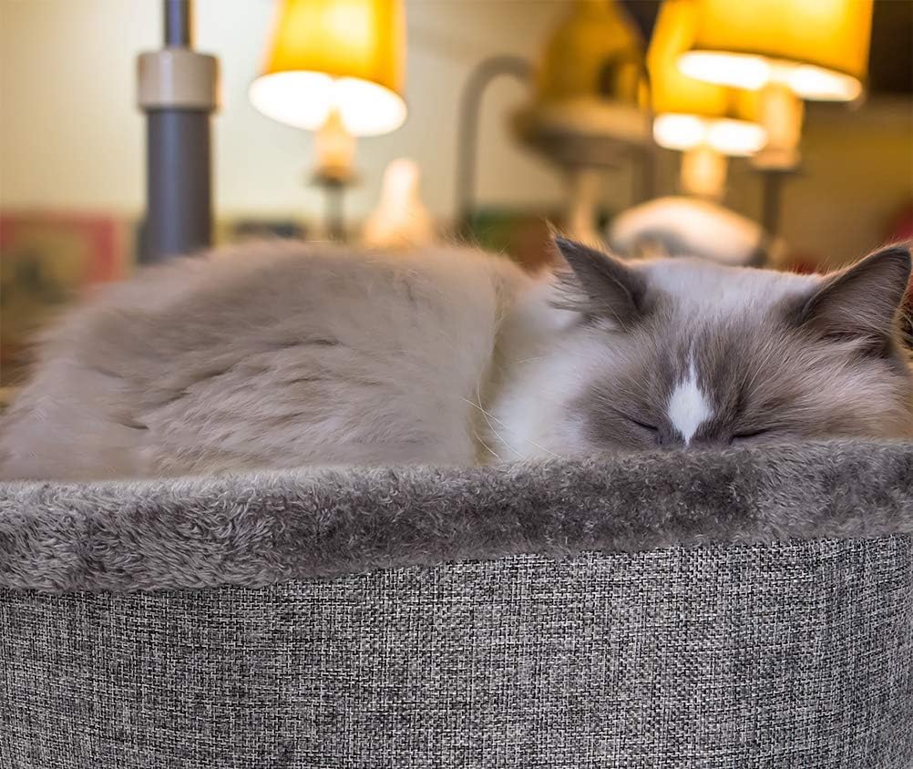 Cama para mascotas con forma de corazón para gatos o perros pequeños, felpa...