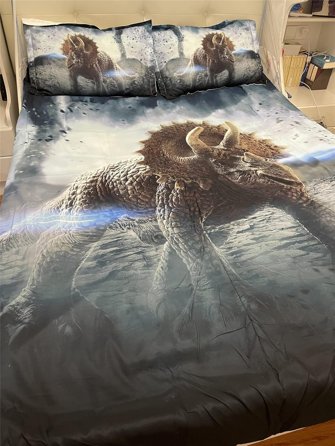 Juego de cama de 3 piezas para niños y adultos, tamaño matrimonial, queen,...