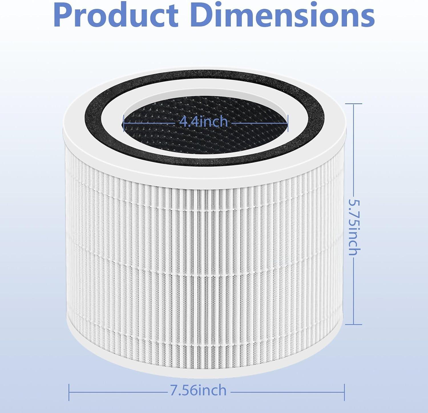 Filtro de repuesto Core 300 para purificador de aire LEVOIT Core 300 Core 300S