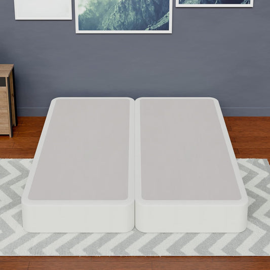 Base de somier tradicional dividida de madera de 8 pulgadas para colchón,