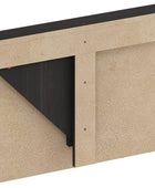 Furinno Mesa plegable de montaje en pared Hermite, Espresso