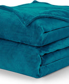 CozyLux Manta de forro polar para sofá, color verde azulado, 10.58 ozm, suave,...