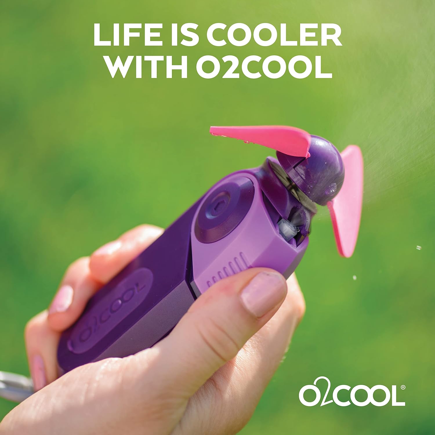 O2COOL Miniventilador personal  Accesorio portátil de refrigeración de mano a...