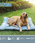 Cama para perro de campamento de 40 x 32 pulgadas, al aire libre, impermeable,...