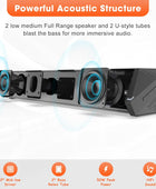 Bestisan - Barras de sonido para TV, barra de sonido pequeña de 16 pies50 W...