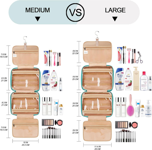 Travel Hanging Toiletry Bag for Women, Cruise Ship Essentials, with Jewelry...