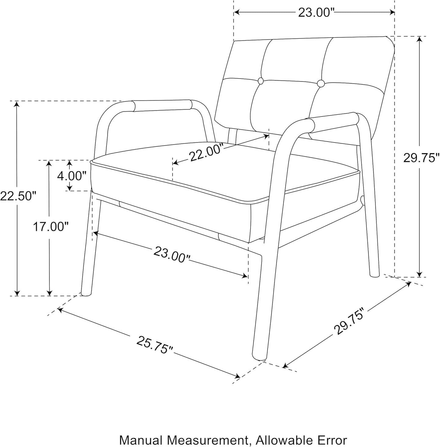 glitzhome Juego de 2 sillas decorativas de piel sintética, silla moderna de...