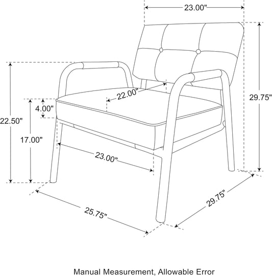 glitzhome Juego de 2 sillas decorativas de piel sintética, silla moderna de...