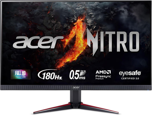 Acer Nitro Monitor IPS para PC Full HD 1920 x 1080 de 23.8 pulgadas  AMD...