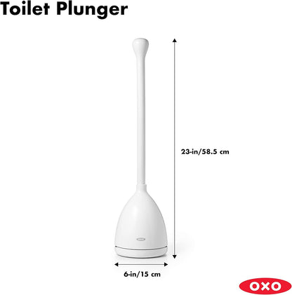 OXO Good Grips Émbolo de inodoro con soporte