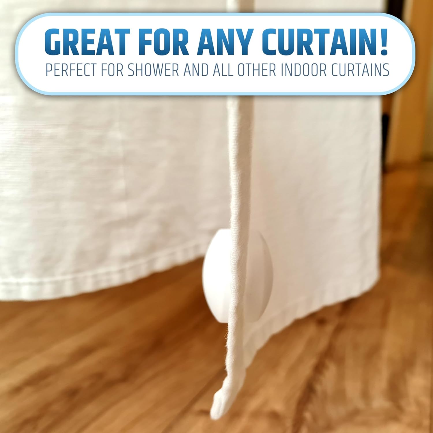 Potentes pesos magnéticos antiondulación para una experiencia de baño sin...