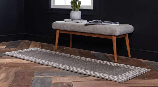 Unique Loom Athens Collection - Alfombra clásica geométrica moderna con diseño...