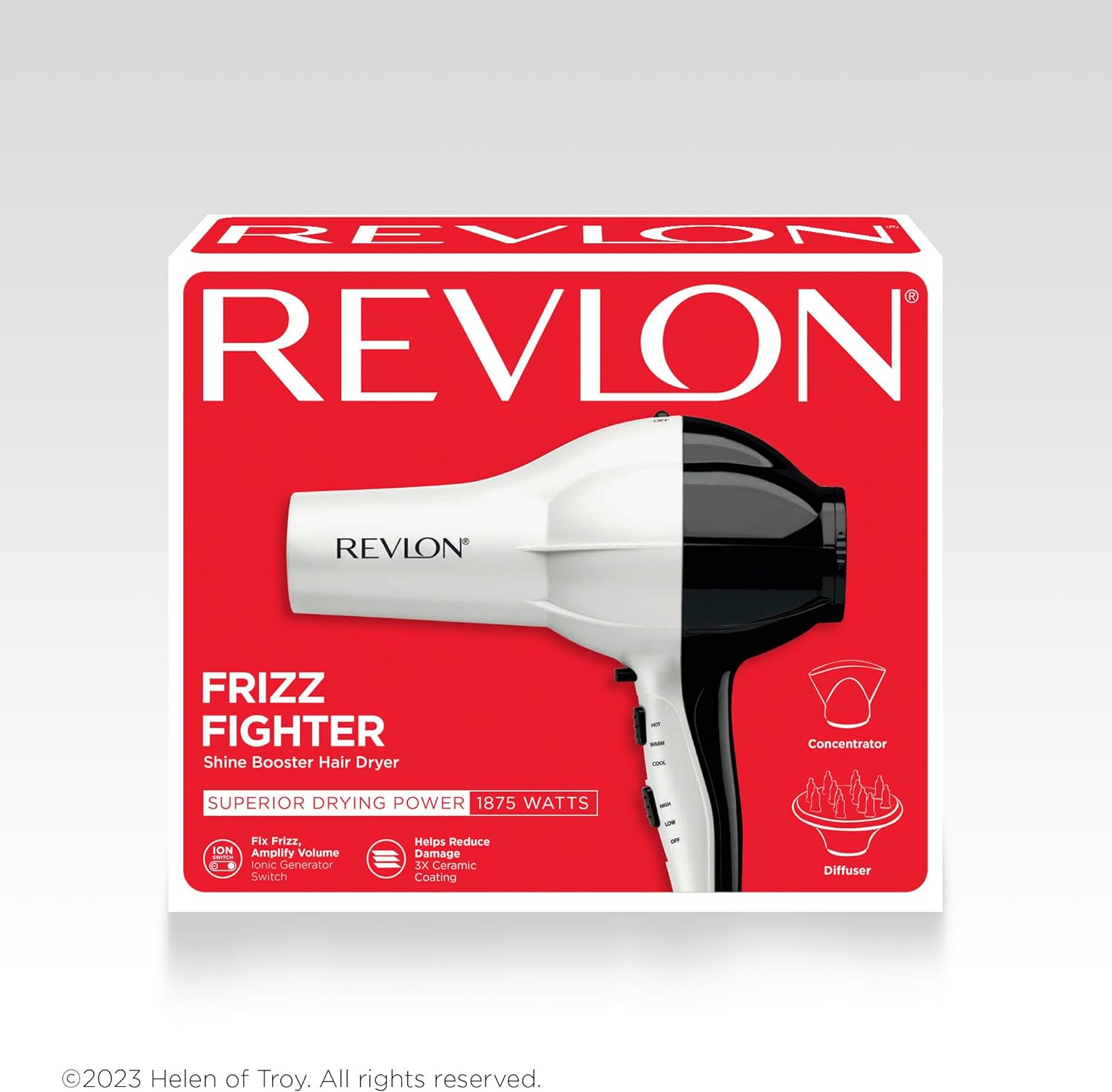 Secador de pelo Revlon con difusor 1875 W