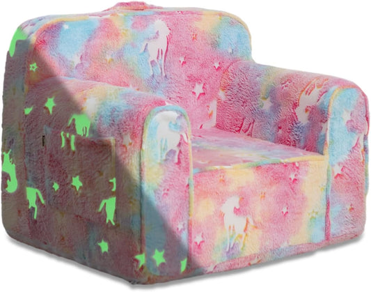 Cómoda silla para niños, silla de espuma para niños, sillón para niños...
