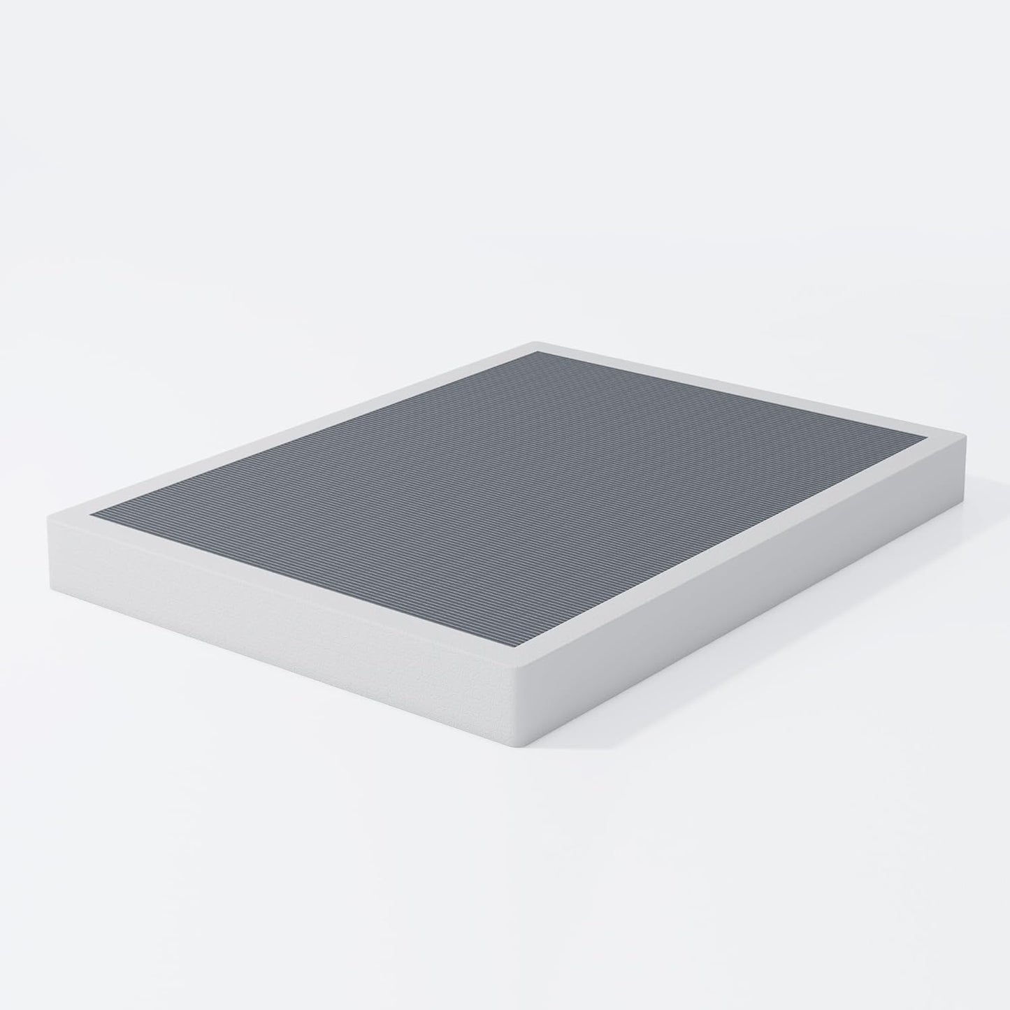 Base de colchón Box Spring Queen de 4 pulgadas, resistente metal, solo con