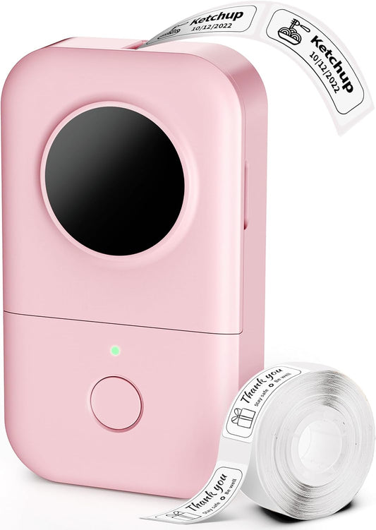 Phomemo D30 - Etiquetadora portátil con cinta, Bluetooth, con múltiples...