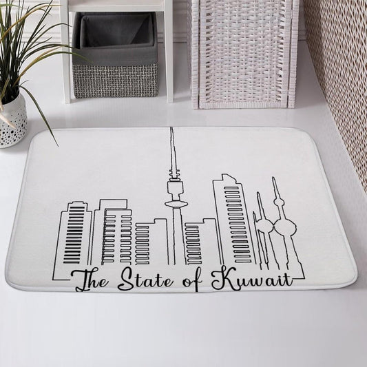 Alfombras antideslizantes de 20 x 32 pulgadas para piso, diseño de ciudad de...