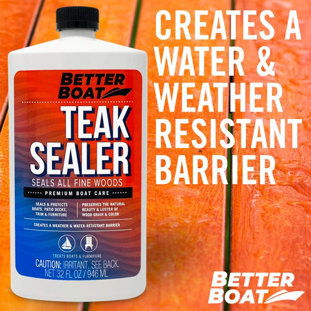 Limpiador de teca para madera, aceite de teca o sellador de teca para barcos,...