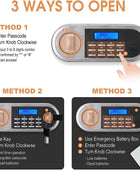 Caja de seguridad digital para el hogar de 2.5 pies cúbicos con teclado