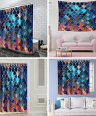 Juego de cortinas de ducha con escamas de sirena (no con brillantina), cola...
