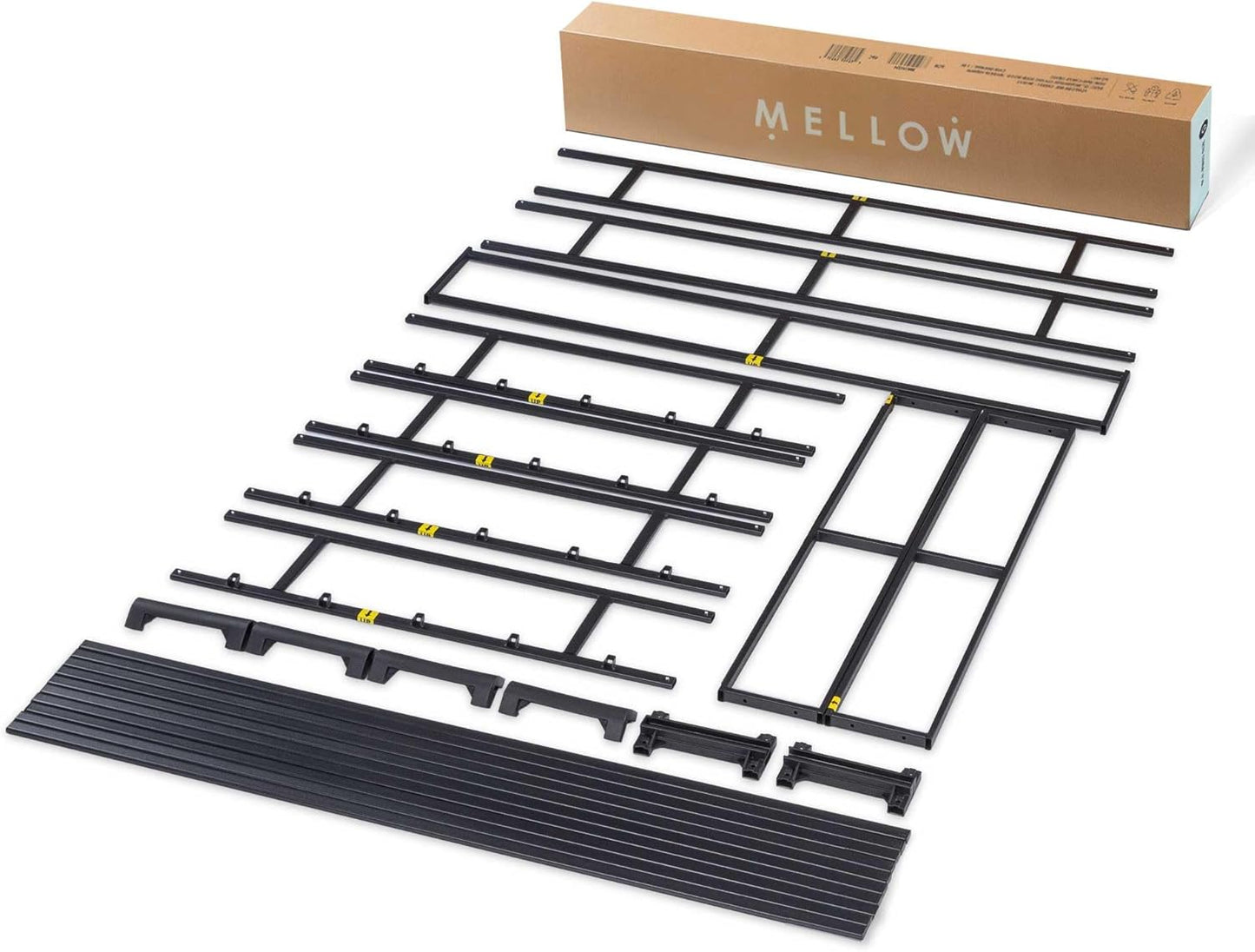 Base de colchón de 9 pulgadas de alto perfil con listones de acero resistente,